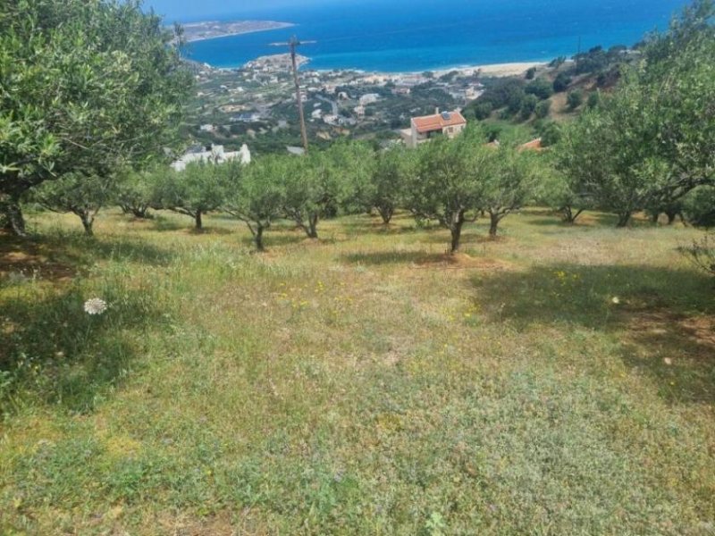 Roussa Ekklisia Kreta, Roussa Ekklisia: Baugrundstück mit Meerblick zu verkaufen Grundstück kaufen